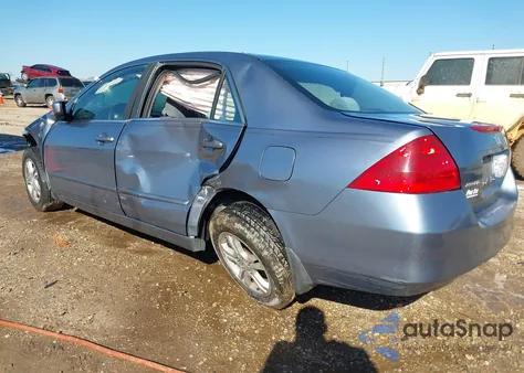 2007 Honda Accord 2.4 Se из США, поврежденный, VIN 1HGCM56357A121046